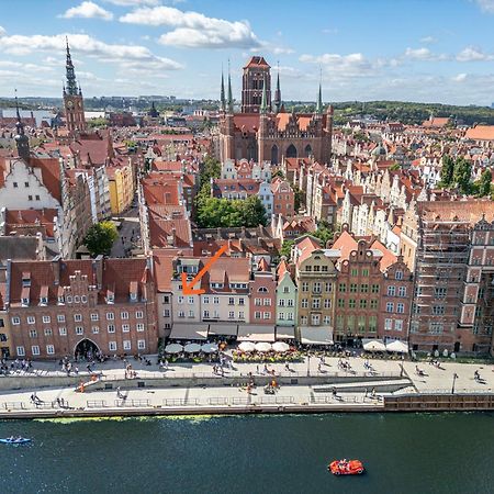 Stylowy Apartament W Sercu Starowki Z Widokiem Na Motlawe Gdansk Dış mekan fotoğraf